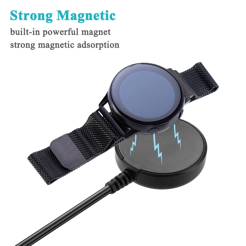 Samsung Galaxy Watch Wireless Charger – Fast Magnetic USB-C Cable Tidesmit