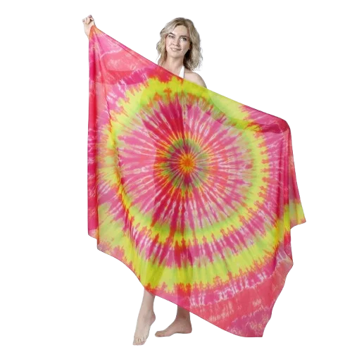 Luxury Silk/Cotton Belly Dance Veil Scarf Handmade Gradual Ombre Color Women's Adult Performance Practice Wear In-Stock Custom