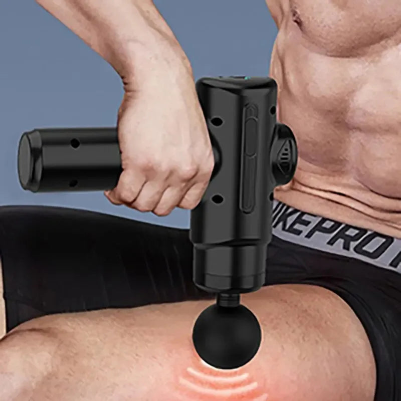Deep Tissue Massage Gun - 8 Head Rechargeable Muscle Relief Device Back Massage Instrument Tidesmit