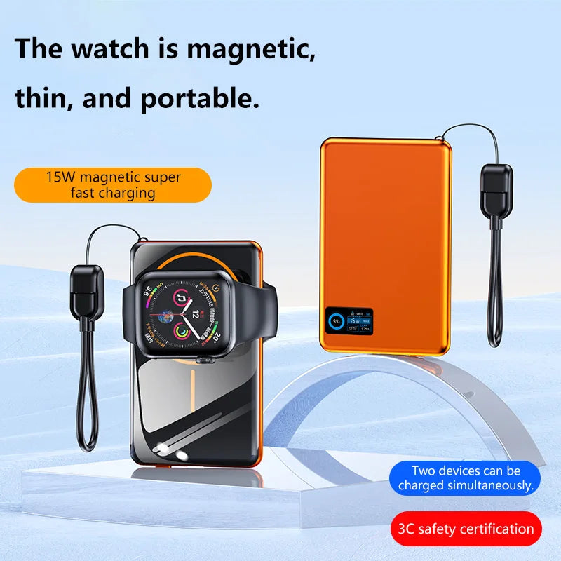 Tidesmit 50000mAh Magnetic Power Bank: Fast Charging Portable Charger Tidesmit