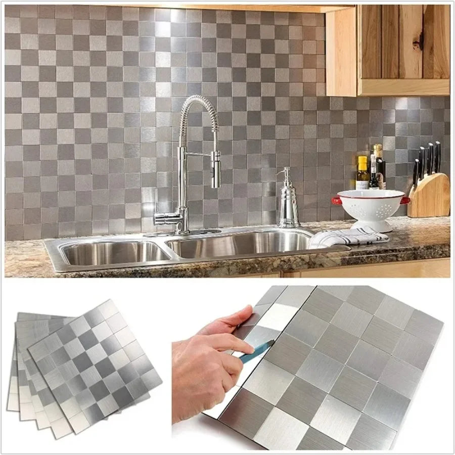 Self-adhesive Tiles Peel And Stick Backsplash Mosaic Wall Stickers 3d wall Panel Bathroom Waterproof Stick On Tiles For Kitchen