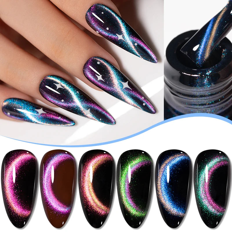 Cat Eye Magnetic Gel Polish 7.5ml - Professional Long-Lasting Nail Art Permanent Makeup Machines Tidesmit
