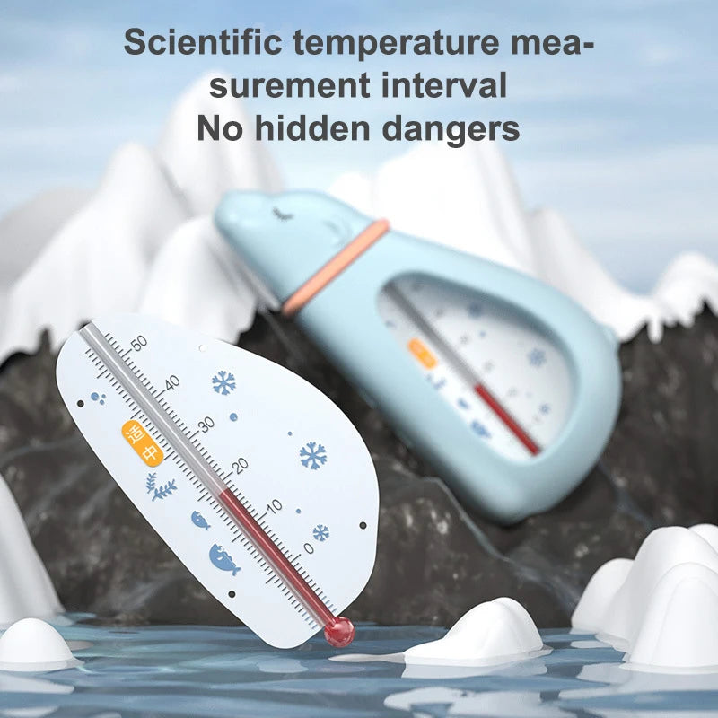 Baby Bath Thermometer Cute Bear Kids Bathtub Safety Bathing Floating Toys Upgraded Sensor Shower Water Temperature Gauge