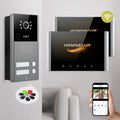 HOMSECUR 7" WIFI Video Door Phone Call Intercom Outdoor Monitoring for 2 Families