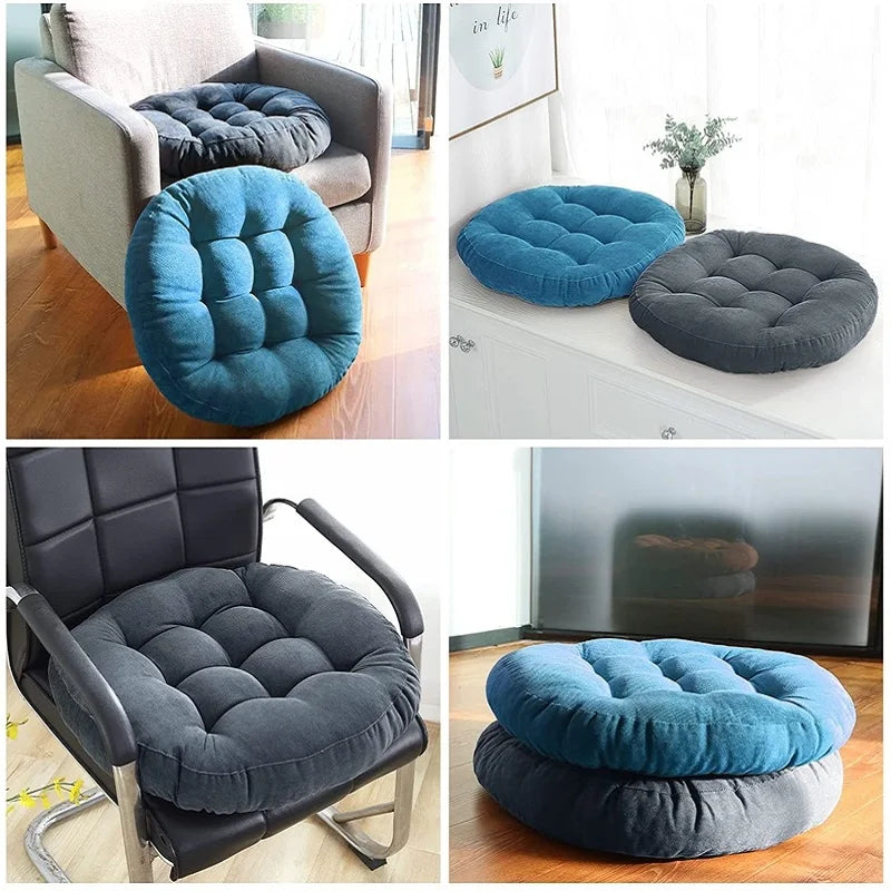 Green Large Round Floor Seat Cushion Thickened Tufted Tatami Mat Pad Ottoman Pouf Futon Chair Seat Meditation Seating Pillow 방석