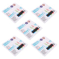 5Pcs Baby Bath Thermometer Sticker Waterproof LCD Display Adhesive Water Temperature Monitor for Bathtub Nursery Shower Aquarium