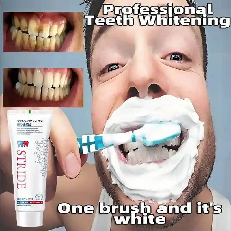 Tidesmit teeth whitening toothpaste for dental calculus removal and breath freshening