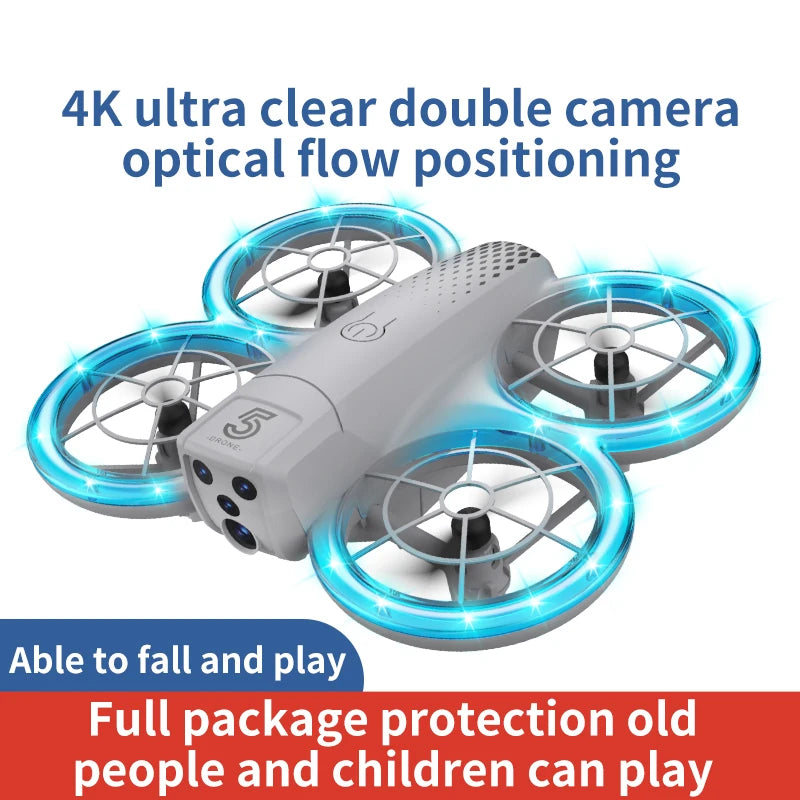 Camera Drone with Dual FPV Lens - Foldable Beginner RC Quadcopter Tidesmit