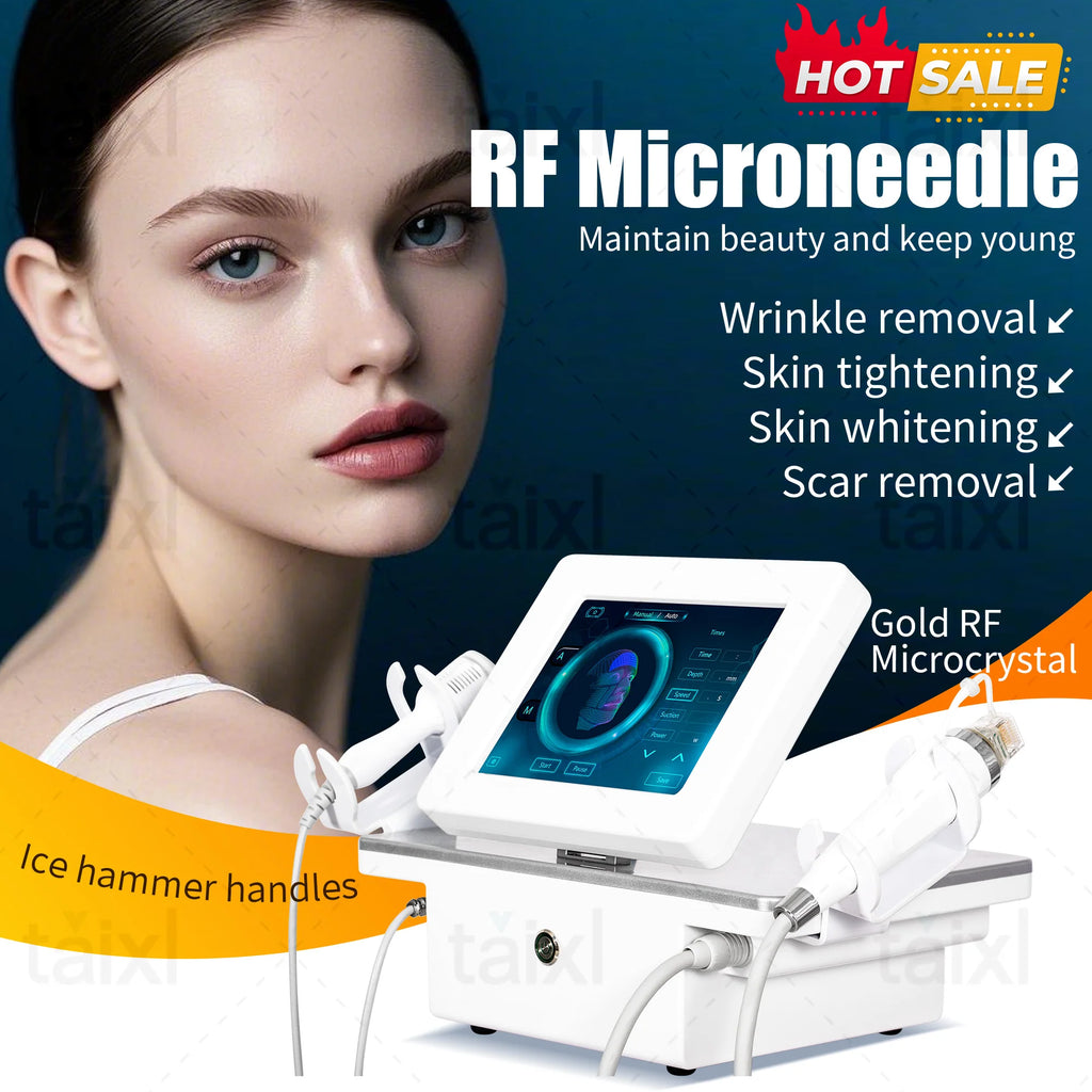 RF Microneedling Machine | Fractional Micro Needle Skin Treatment Device Scrubs Treatments Tidesmit