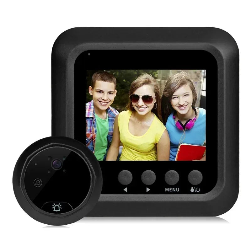 High Definition Cat Eye 2.4 Inch Smart IR Night Vision Mini Video Security Camera Motion Detection Doorbell Screen Door Viewer