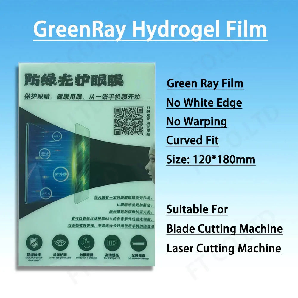 50PCS TPU Flexible Hydrogel Film Straight Curved Screen Protector Cutting Machine Universal Mobile Phone Screen Protective Film