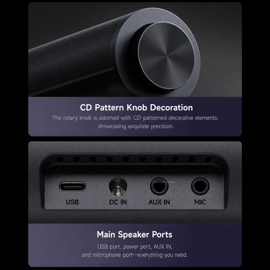 NEW Mijia REDMI Computer Speaker 2 Pro Four-Unit Two-Channel Stereo RGB Ambient Light Bluetooth 5.0 Built-in Microphone CN
