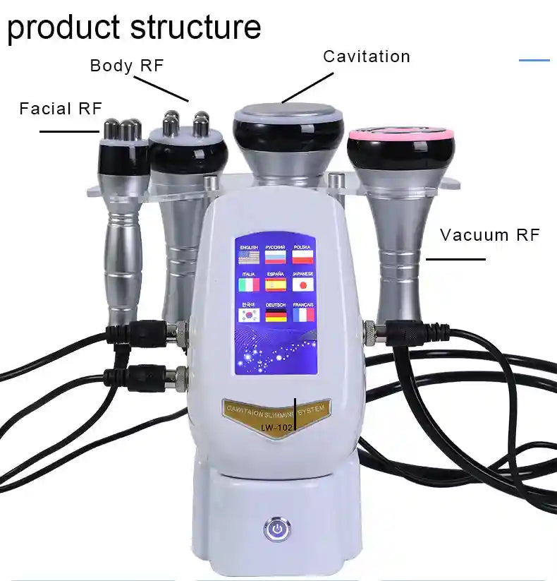 40K Cavitation Ultrasonic RF Slimming Device - Tidesmit EU Edition Eye Massage Instrument Tidesmit