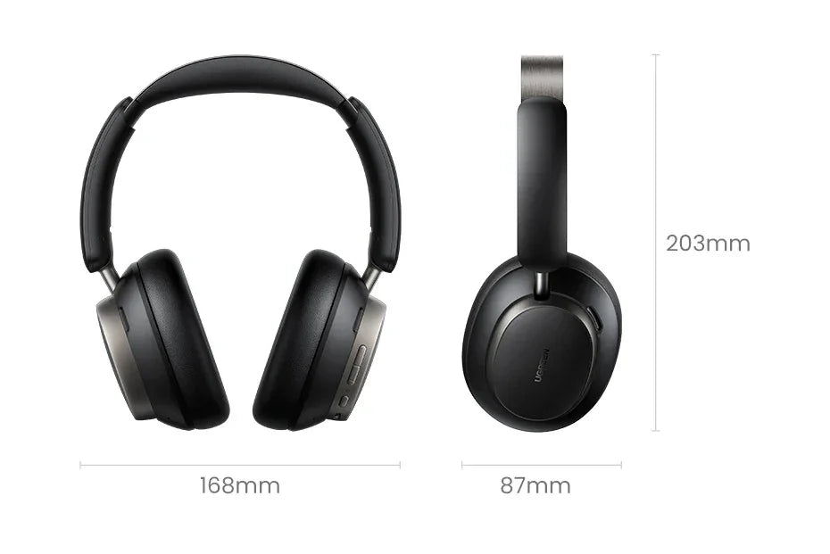 Tidesmit Wireless Noise Cancelling Headphones 120H Hi-Res Audio Studio Pro Tidesmit