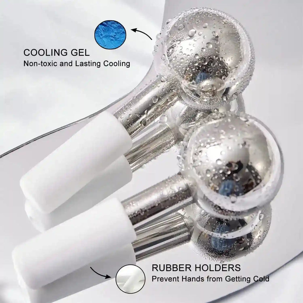 Ice Globe Facial Massager – 360 Rotating Cold Roller by Tidesmit Eye Massage Instrument Tidesmit