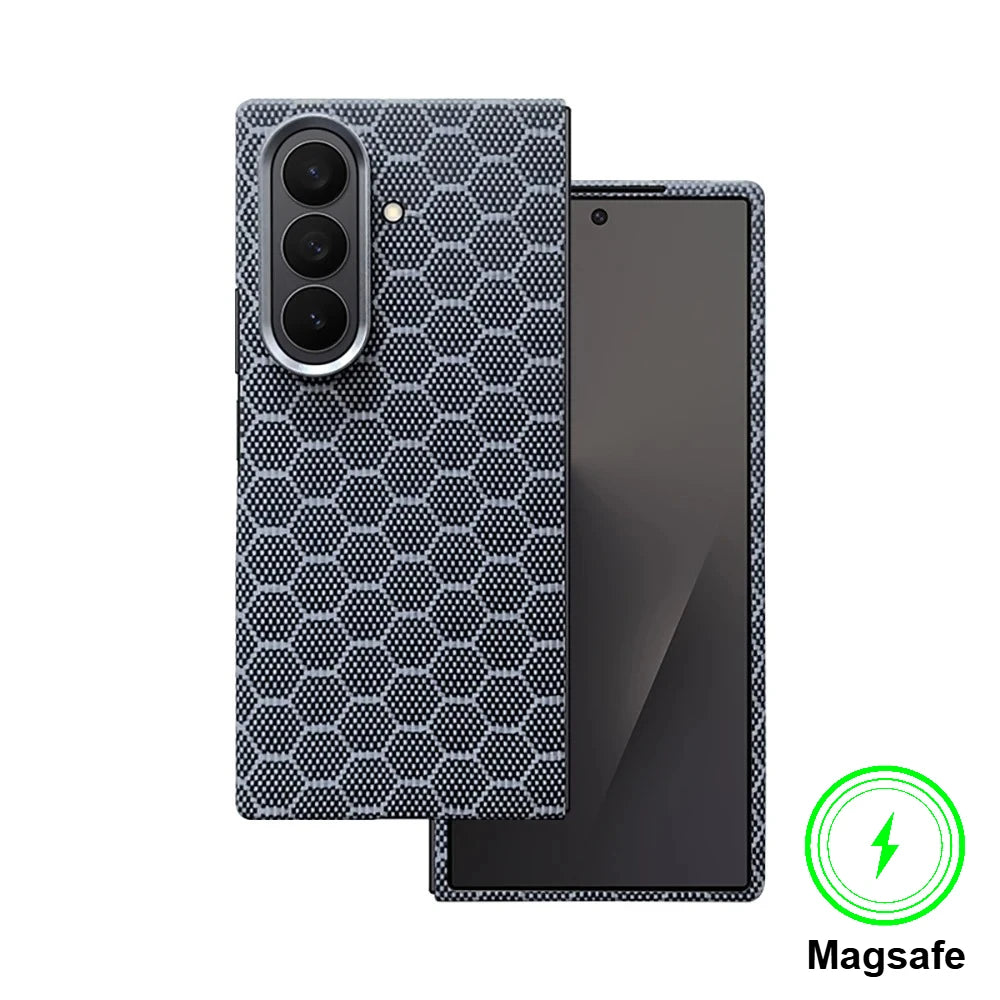 Samsung Galaxy Z Fold 7 Aramid Carbon Fiber Magnetic Case Magsafe T2 Tidesmit