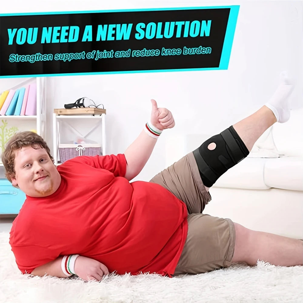 Plus Size Knee Brace 8XL Adjustable Compression Band for Arthritis & Meniscus Tear Support Stable for Men And Women