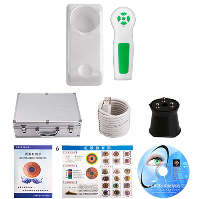 Iridology Digital Camera 12MP Professional Iris Scanner Analyzer Body Shaping Massage Equipment Tidesmit