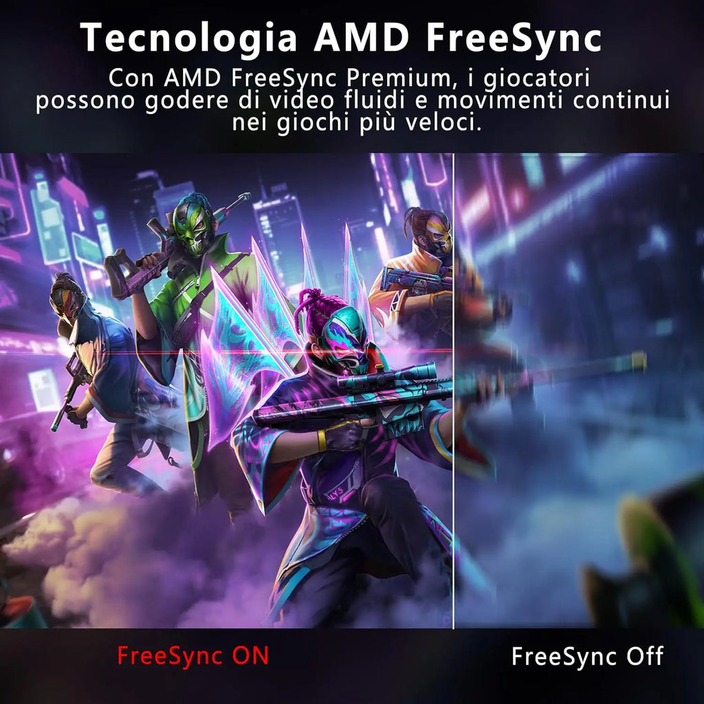 FYHXele 24Inch 180Hz Gaming Monitor FHD Computer Display 1ms Response Time Eye Care Screen LCD Support HDR G-Sync VESA