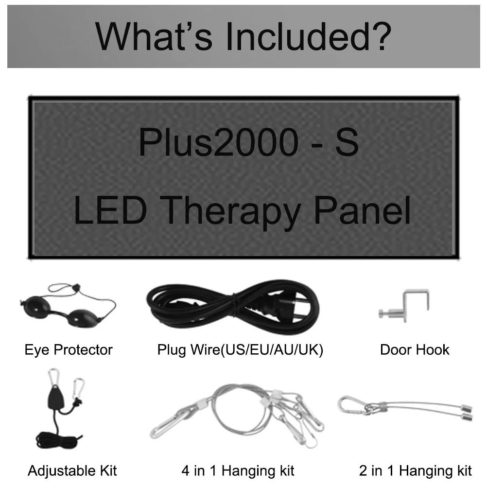 LED Red Light Therapy Panel Full Body 630nm 660nm 810nm 830nm 850nm Near Infrared Lamp Therapy Device P300 P500 P900 P1500 P2000