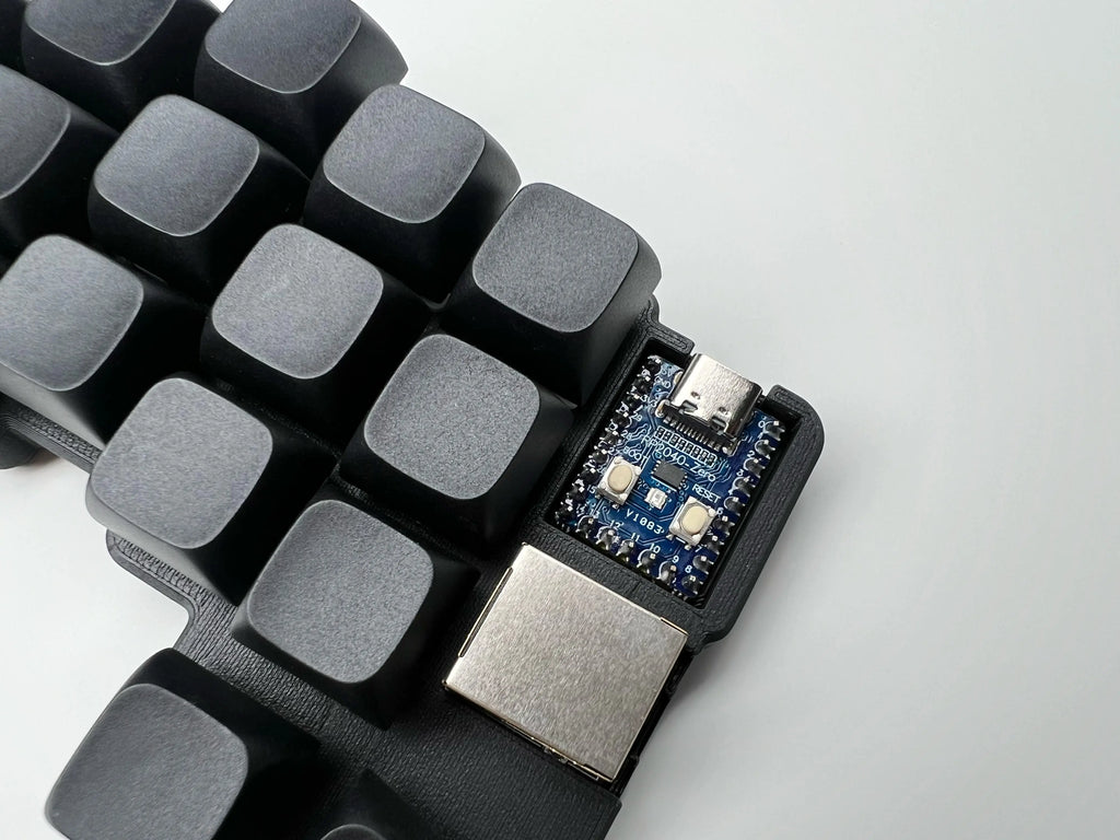 Cheapino V2 Split Keyboard - MX Silent Switches Wired QMK Firmware Vial Ergonomic Mechanical Keyboard Pre-soldered DIY Kit