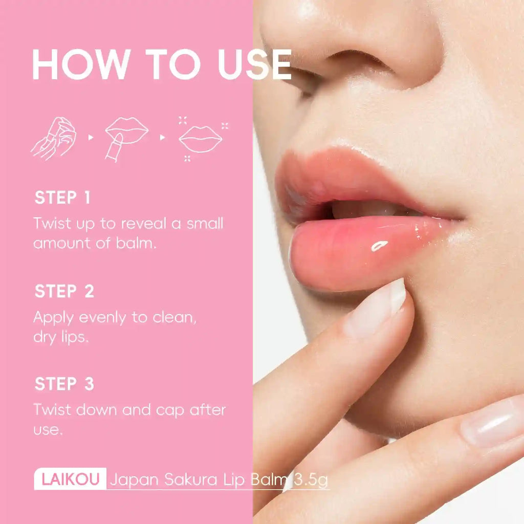 Sakura Lip Balm Hydrating Plumping Treatment 3.5g - Tidesmit Lip Care Lip Care Tidesmit