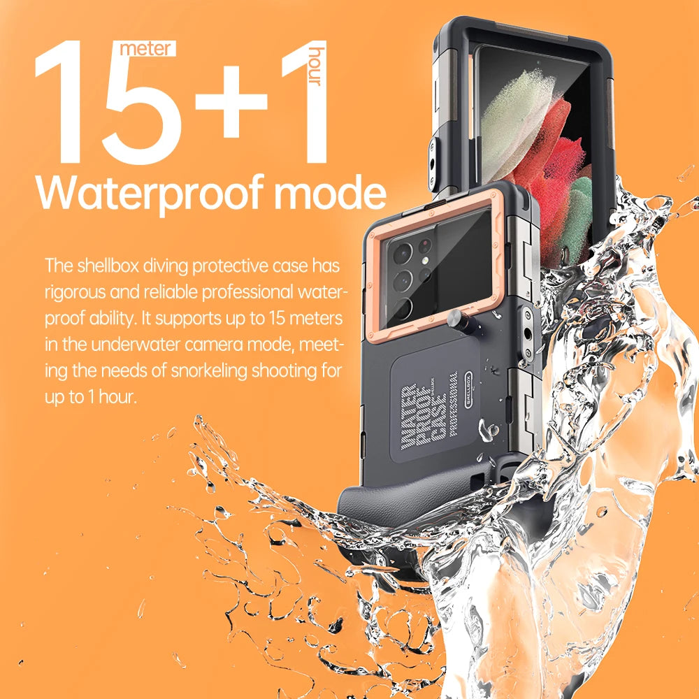 Underwater Phone Case for Xiaomi - IP68 Waterproof Seal Tidesmit