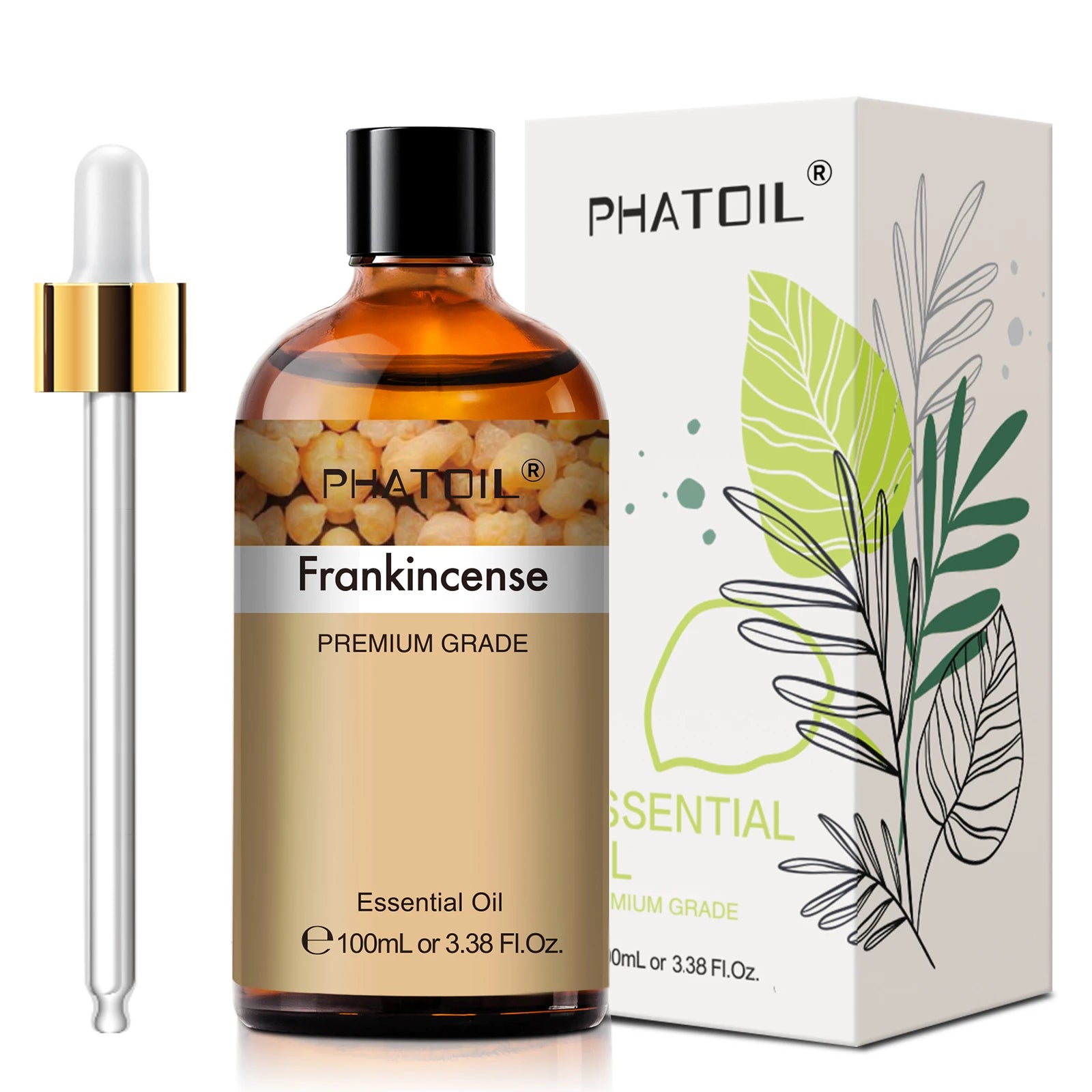 PHATOIL 100ml Lavender Peppermint Lemon Eucalyptus Lemongrass Essential Oil Natural Plant Pure Essential Oils For Diffuser