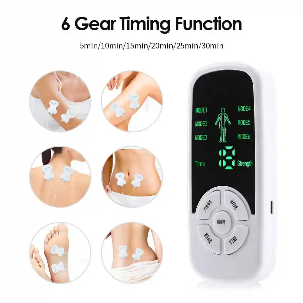 Tidesmit 6-Mode Electric Back Massager | Portable Muscle Relief Device Back Massage Instrument Tidesmit