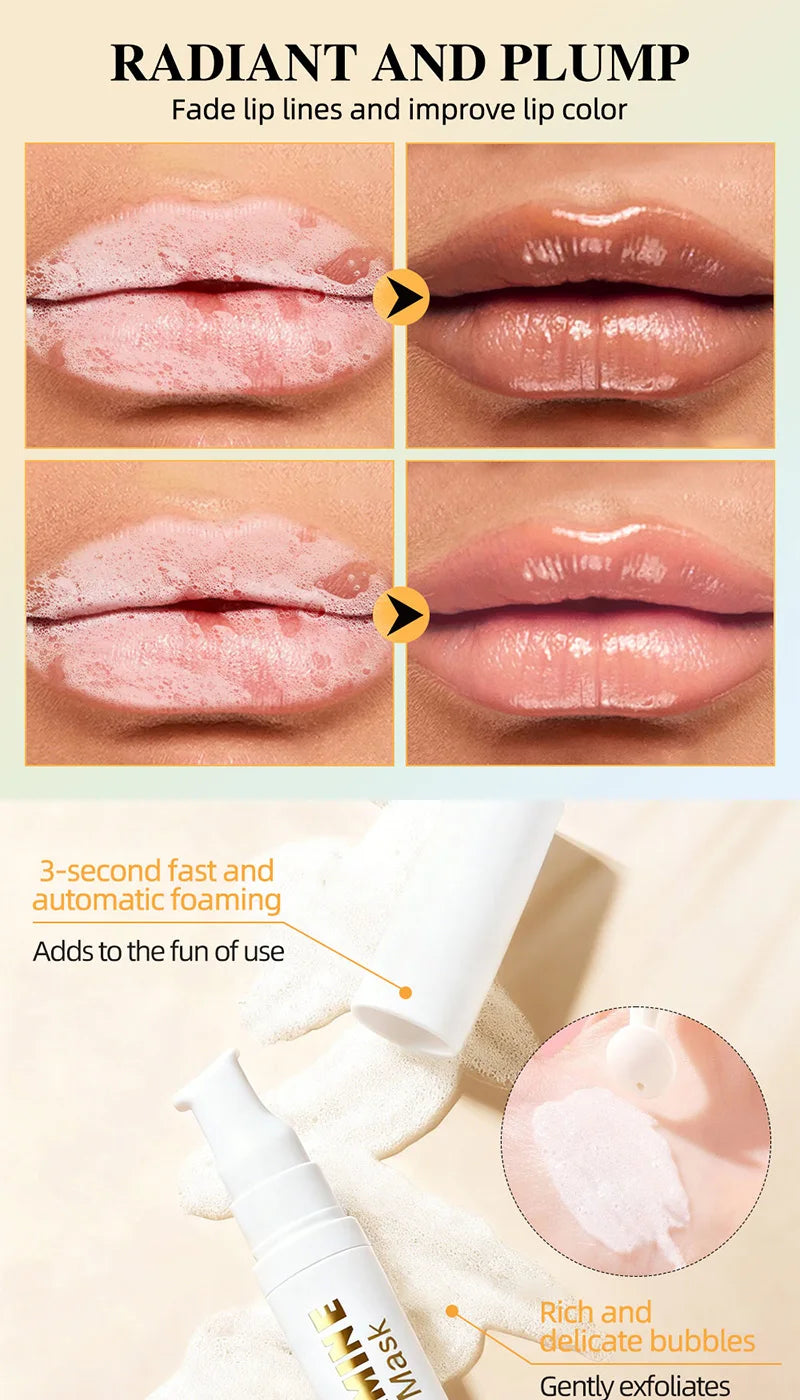 Lip Care & Hydrating Lip Mask Set - Cruelty-Free Night Repair Lip Care Tidesmit