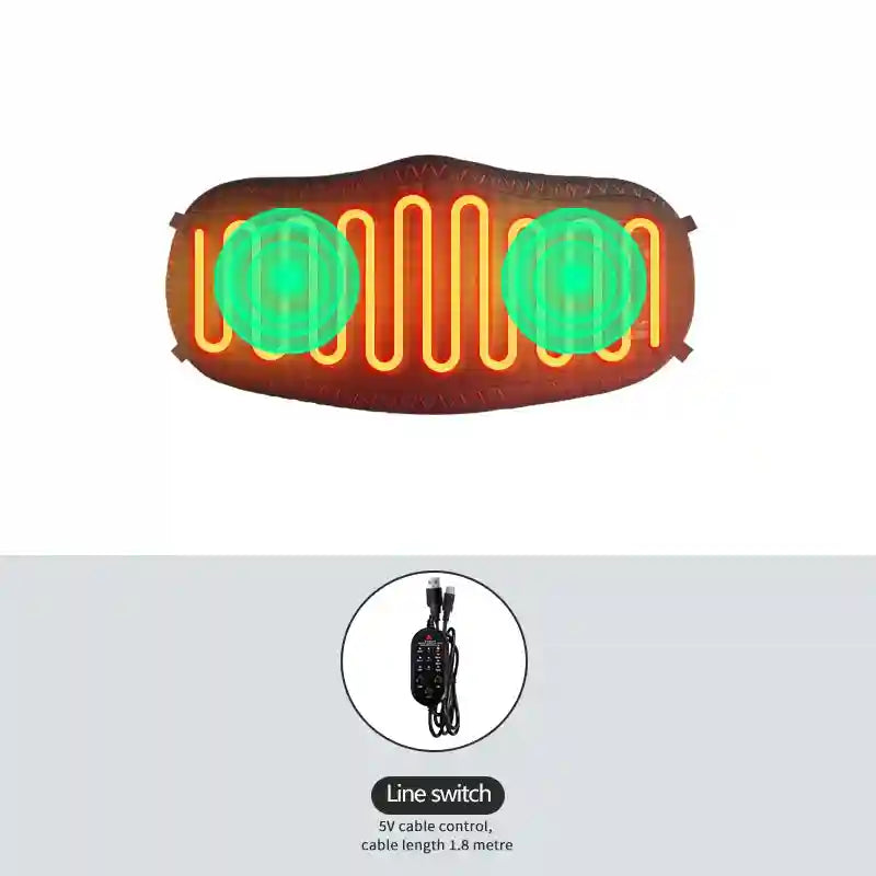 Electric Nasal Heating Pad & Vibration Massager for Sinus Comfort Massage Cushion 5V-Massage Tidesmit