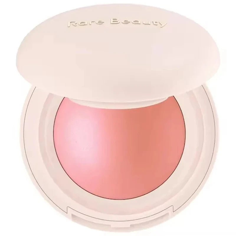 Tidesmit Rare Beauty silky liquid highlighter and blush texture detail view for long lasting face makeup glow