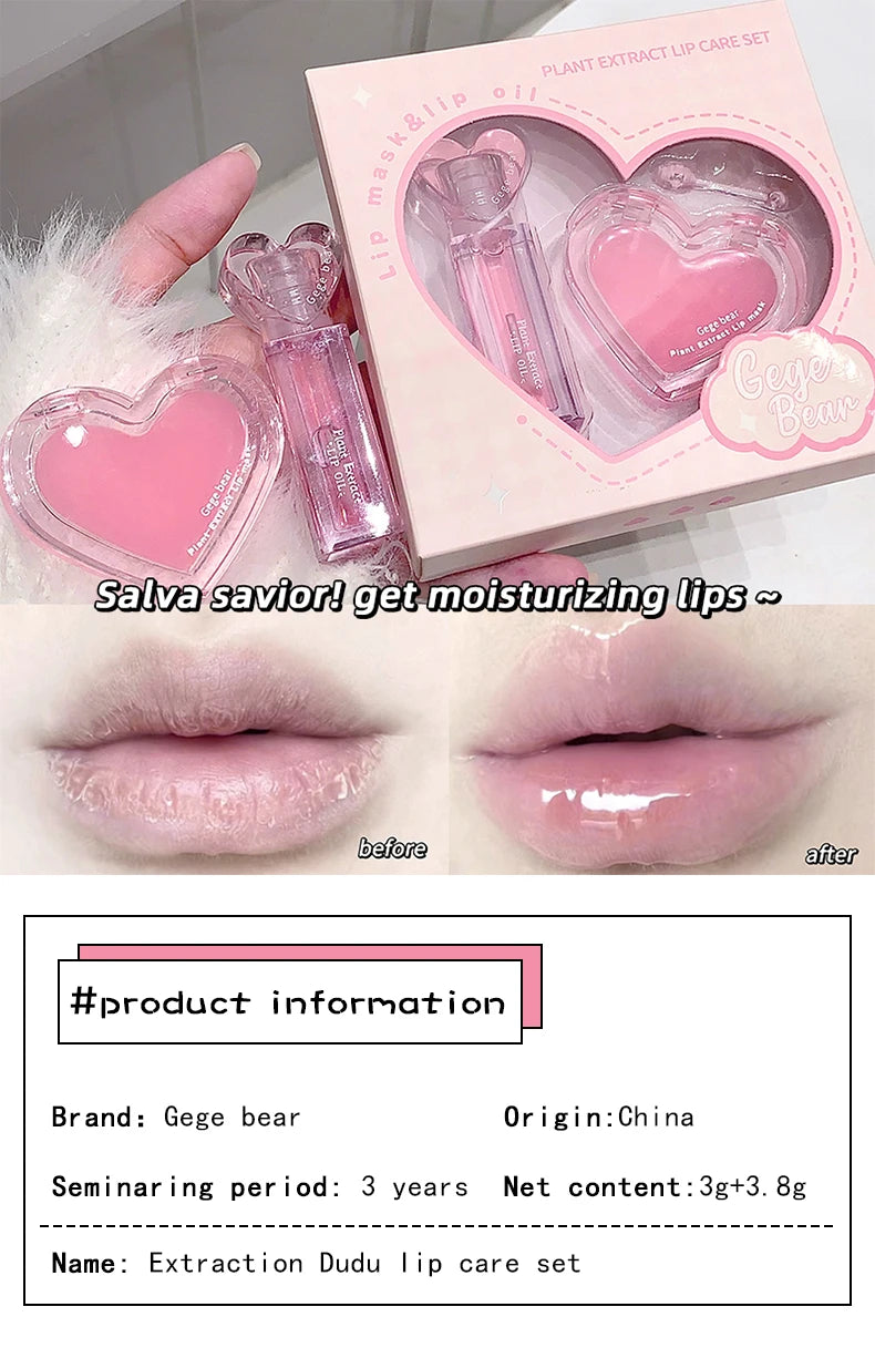 Plant Extract Lip Balm Set - Moisturizing Lip Care Treatment (GX1226) Lip Care Tidesmit