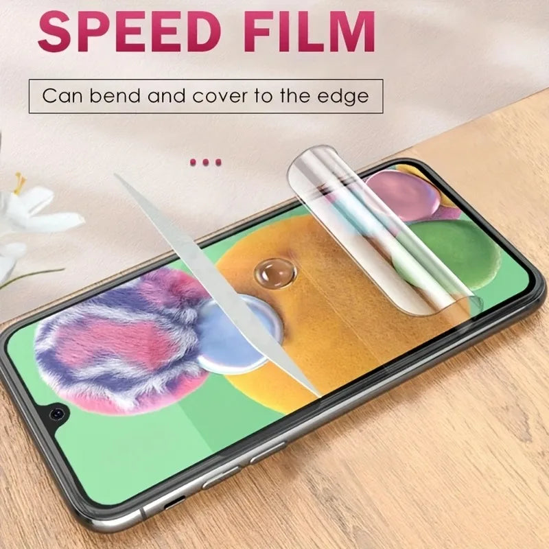 3Pcs Hydrogel Film for Samsung A56 A55 A54 A36 A35 A34 A26 A25 A24 A16 A15 Screen Protector for Samsung A53 A33 A23 A13 A52 A32 AE Tidesmit