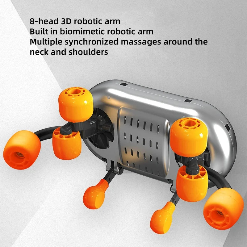 Electric Neck and Shoulder Massager with Heat for Deep Tissue Relief Massage Chairs Tidesmit