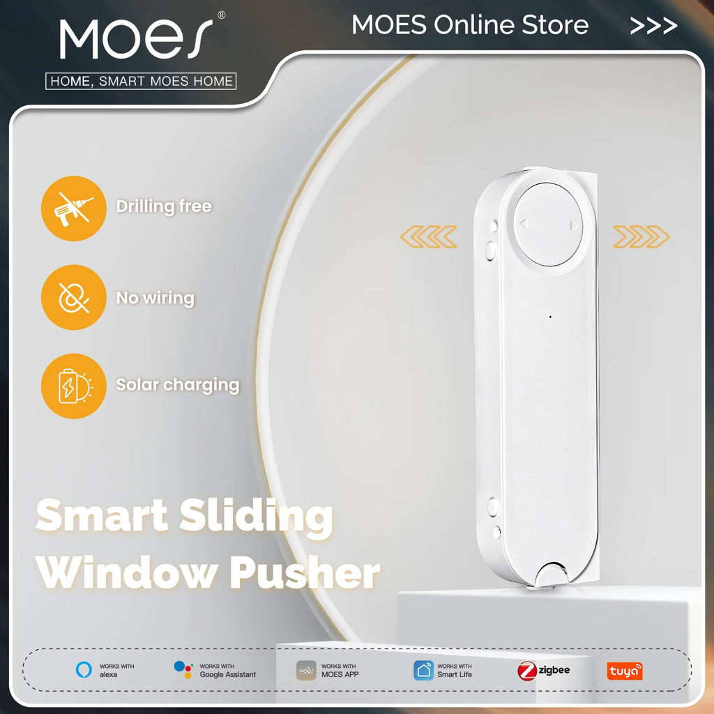 Zigbee Smart Window Pusher | Automatic Solar Powered Window Opener Tidesmit