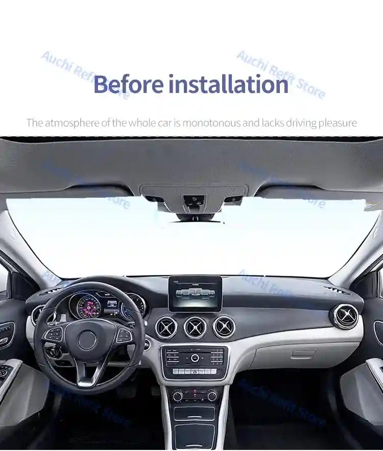 Mercedes-Benz LED Ambient Air Vent Kit - 12/256 Color RGB Interior Upgrade Tidesmit