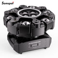 Somspot 150W Moving Head Light RGBW Stage Effect Lighting Projector DMX Voice Control for DJ Disco Party Concert Wedding Theater