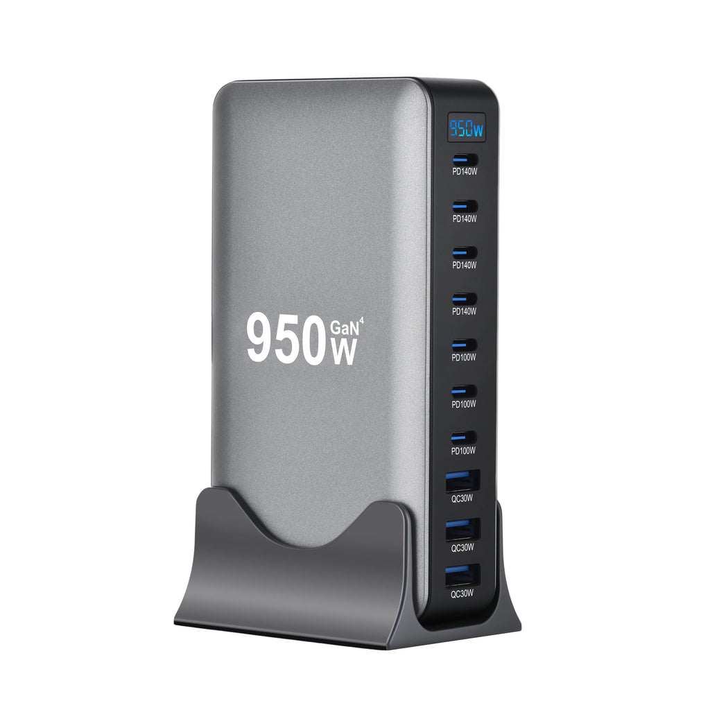 Tidesmit 950W 10-Port USB-C GaN Desktop Fast Charging Station Tidesmit