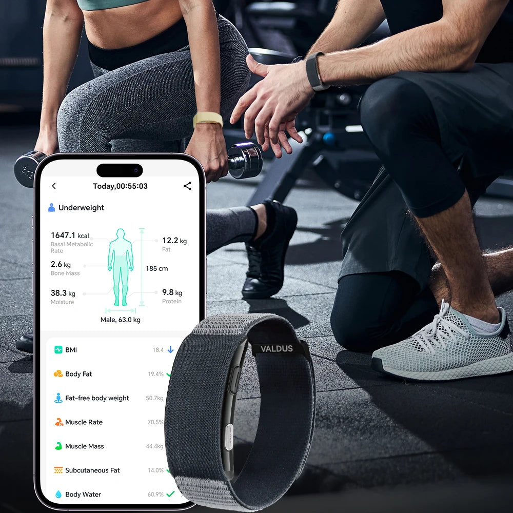 VALDUS New VITRO Smart Bracelet ECG Health Tracker Sports Fitness Heart Rate Blood Pressure Man Woman Wristband For ios Android