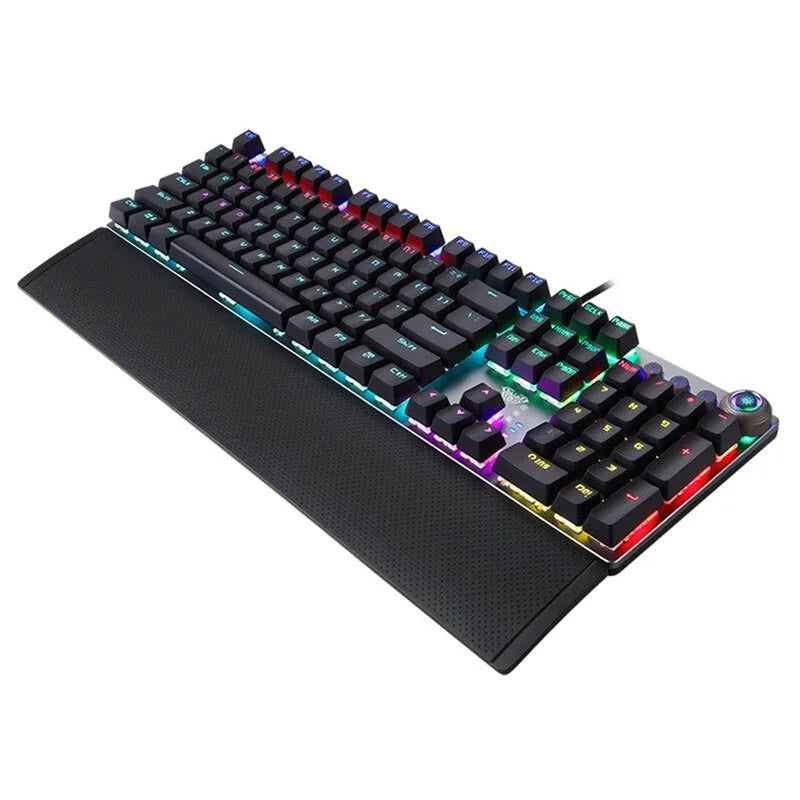 AULA F2058 Mechanical Gaming Keyboard Esports Game Macro Programming Keyboard Wired Mixed Backlight Keyboard for Game Laptop PC