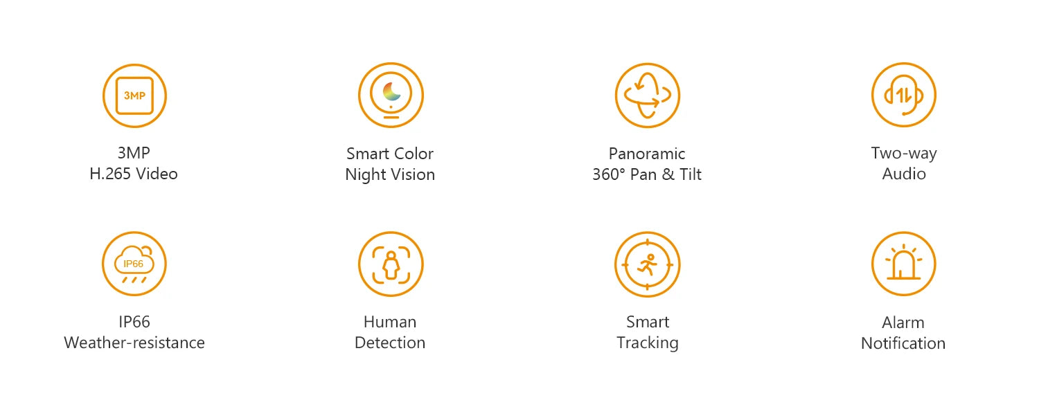 IMOU Cruiser SE+ 3MP Outdoor PTZ Wi-Fi Camera IP66 Weatherproof Camera Two Way Audio Colorful Night Vision AI Human Detection