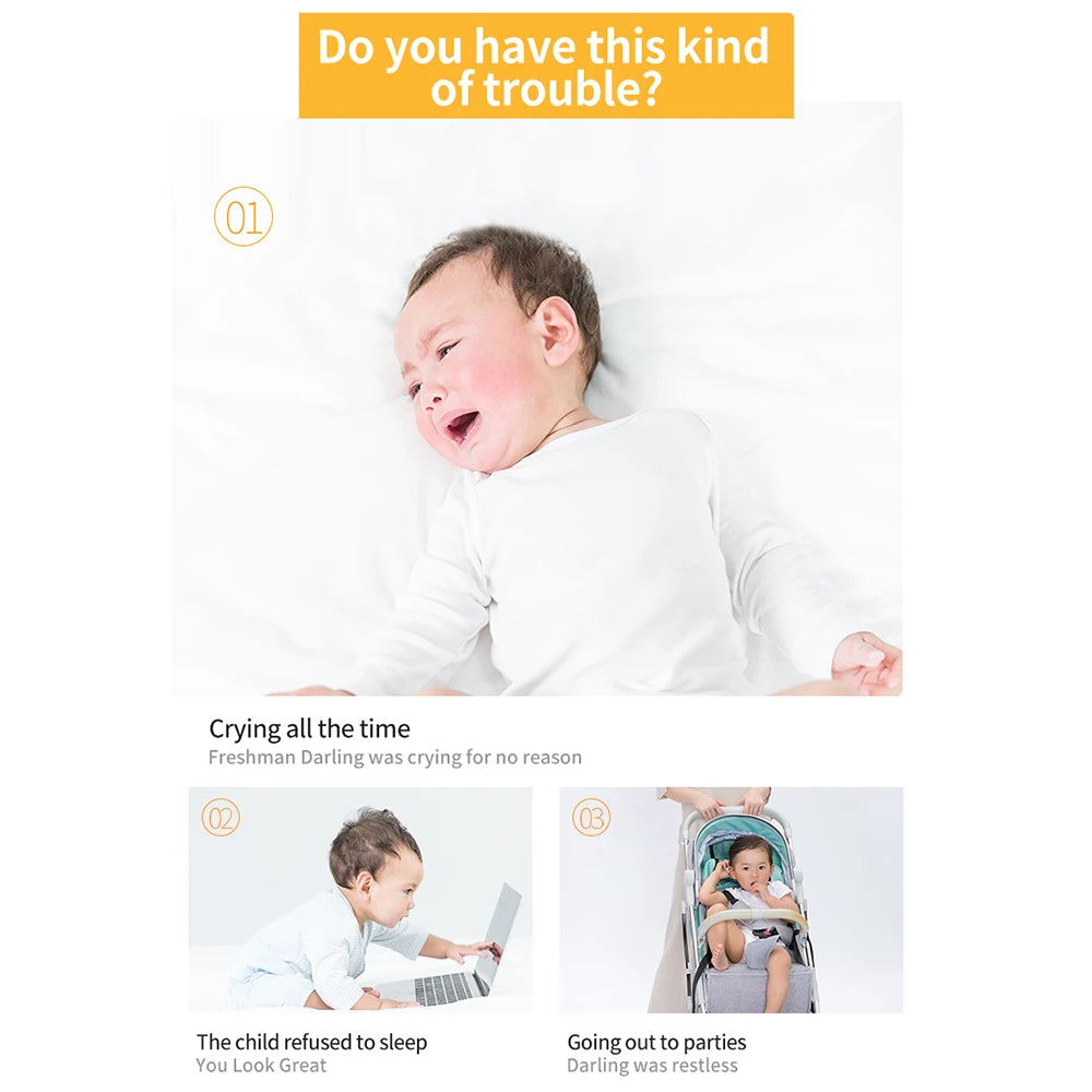 Smart Baby Sleep Soother White Noise Sound Machine for Infants Toddlers with 6 Soothing Sounds Built-in Battery Intelligent