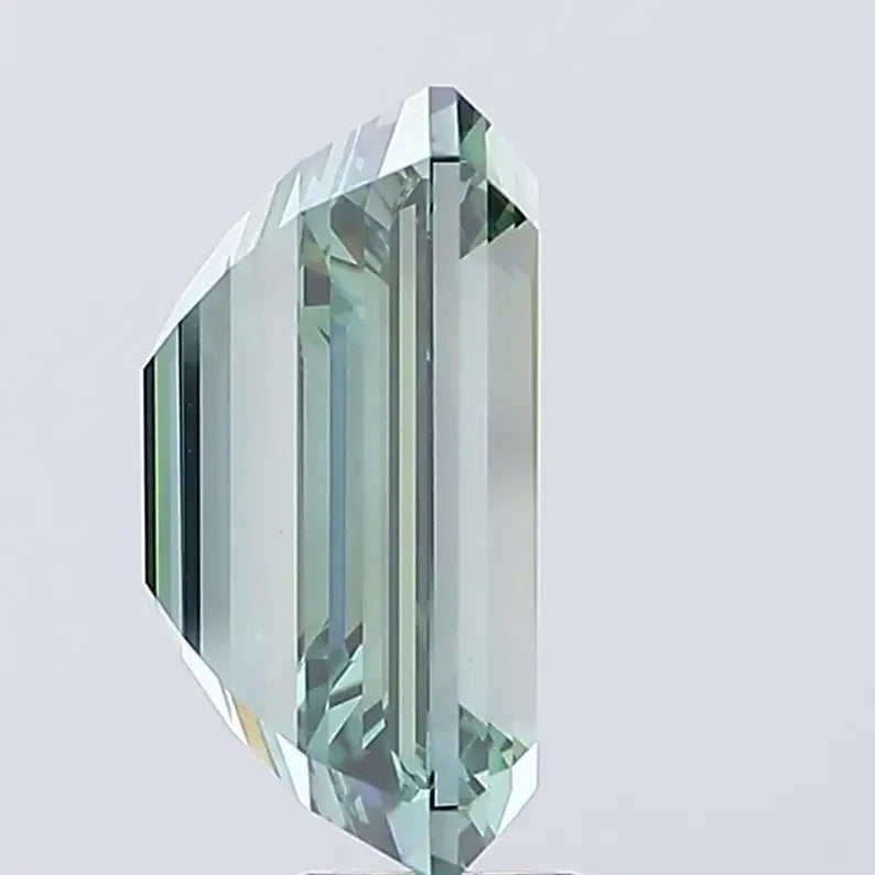 Emerald Cut Lab Grown Diamond Loose Stone Step Cut Fancy Green IGI Certified High Clarity Gemstone Custom Jewe Dada Diamond