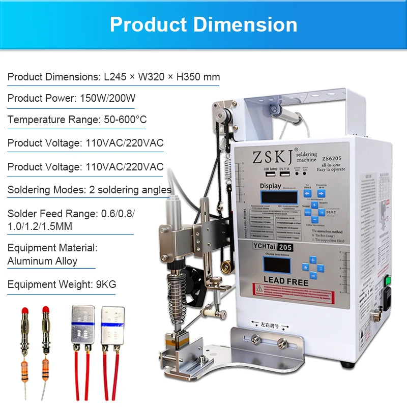 Semi-Automatic Soldering Machine 200W USB Precision Station Tidesmit