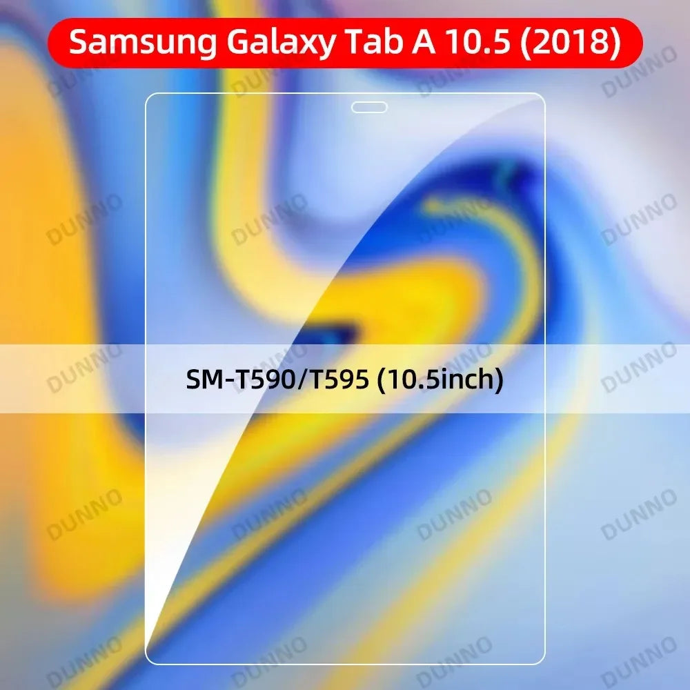 Samsung Galaxy Tab Tempered Glass Screen Protector | Anti-Scratch 9H Film For Tab T590 Tidesmit