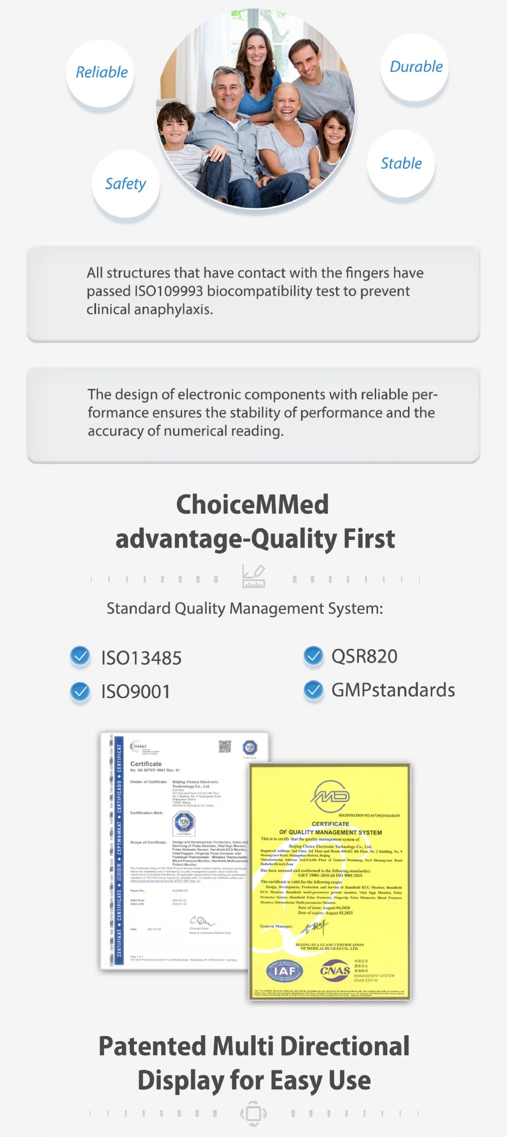 ChoiceMMed Medical Child Finger Pulse Oximeter SPO2 Blood Oxygen Monitor Pediatric Pulse Oxiometer Finger OLED Digital Oximetro