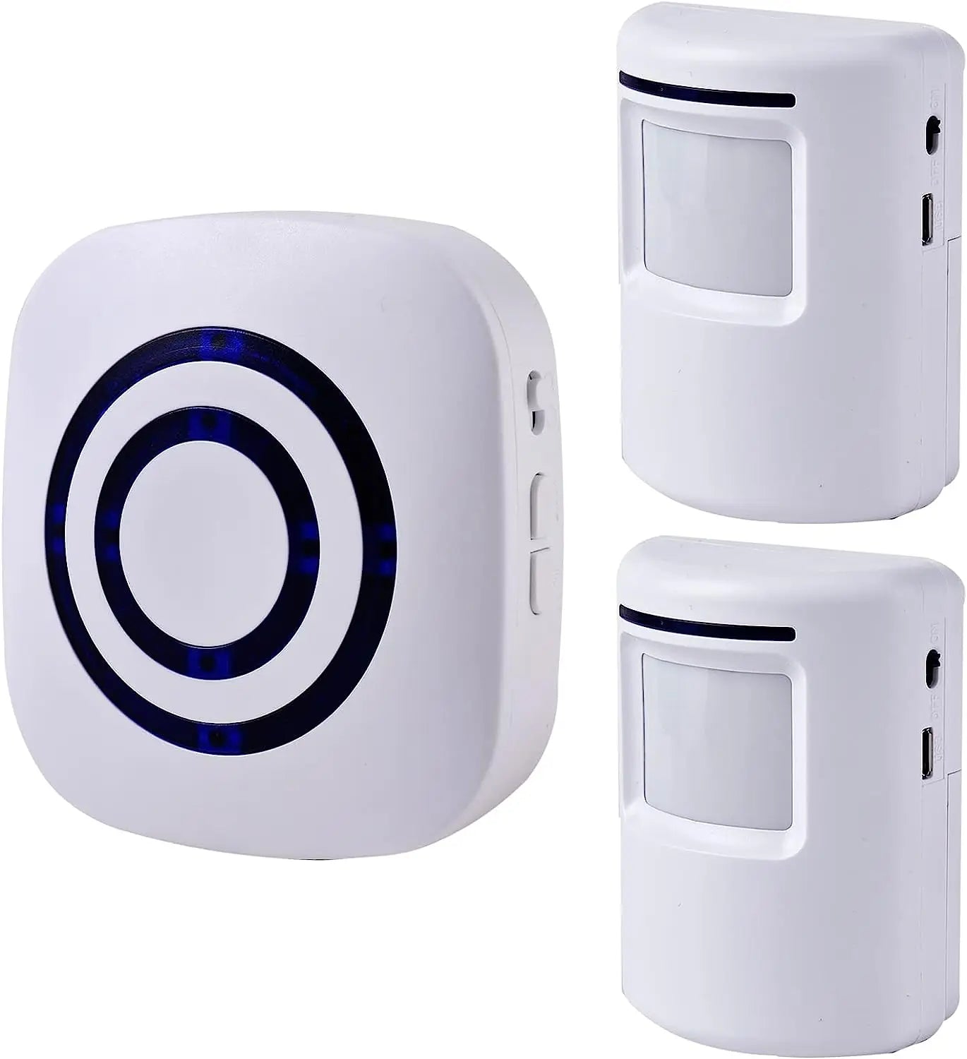 Wireless Home Security Entrance Alarm Visitor Doorbell with Plug-in Receiver and PIR Motion Sensor Warning System 38 Melodies