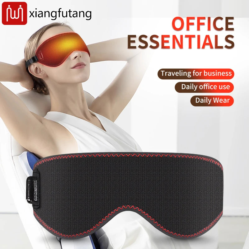 Electric Heated Massage Eye Mask for Eye Fatigue and Deep Relaxation Relaxation Treatment Tidesmit