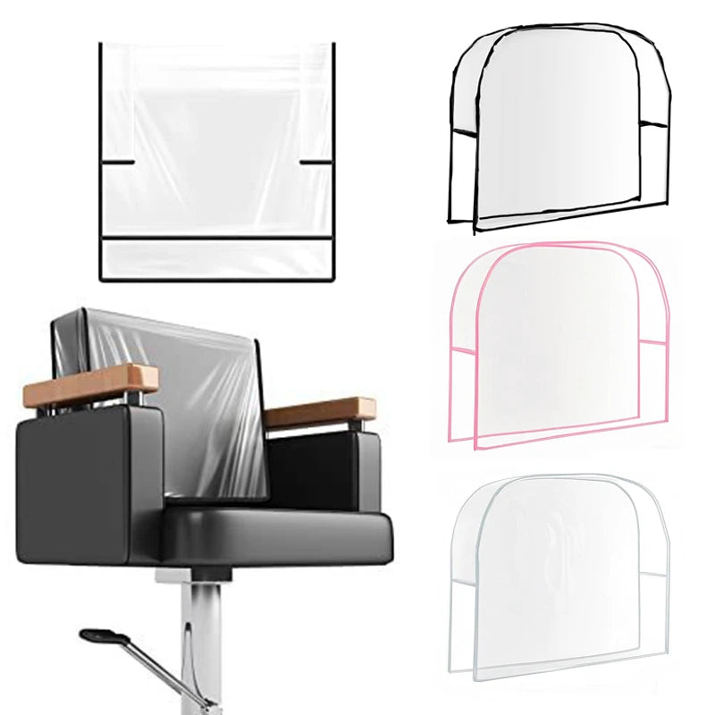 Salon Chair Cover Waterproof Clear PVC Protective Barber Guard Massage Chairs Tidesmit